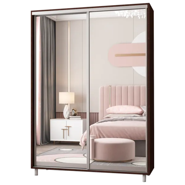 Гардероб Раздвижной Mobildor-Lux ARON P 1600 K2 2226 160 x 60см x 220 / ДСП / Дуб Сонома photo 1