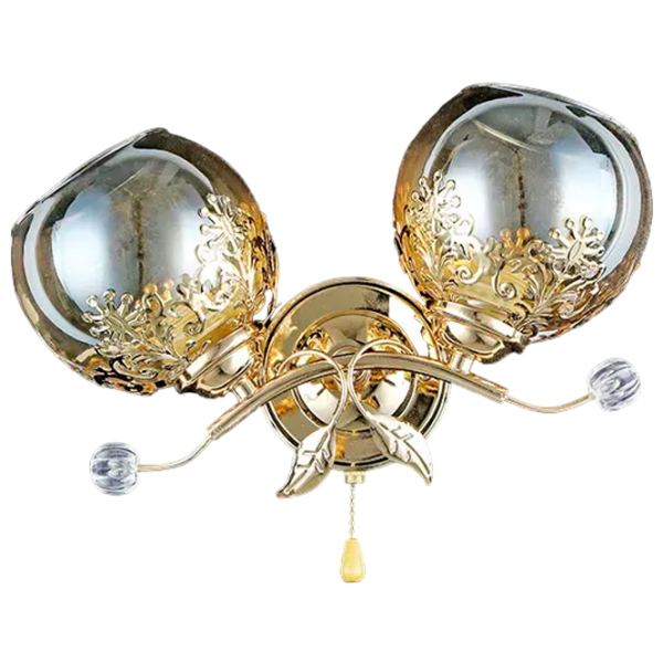 Настенная люстра Elmos 788702W 60 Вт/ 2 цоколя - E27 photo 1 Настенная люстра Elmos 788702W 60 Вт/ 2 цоколя - E27 photo 1