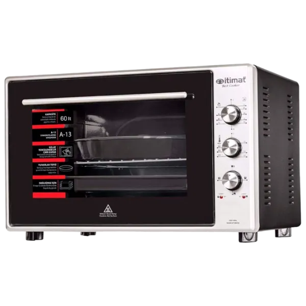 Cuptor electric Itimat I-60TTFLB-A13 60 l / 1800 W / Black photo 1