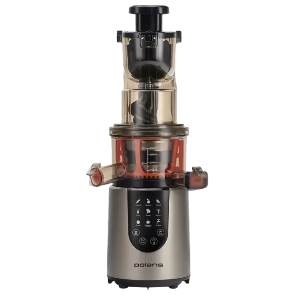 Storcator de fructe Polaris PSJ0601 Cu melc/ 600 W/ Black Inox photo 1