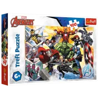 Пазл 2D Trefl 100 The power of the Avengers 6+/ Количество деталей: 100