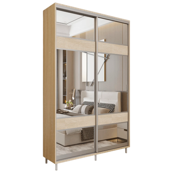 Dulap pentru haine Glisant Mobildor-Lux ARON P 1000 K3 3025 100 x 60 x 220 / DSP / Stejar Sonoma photo 1 Dulap pentru haine Glisant Mobildor-Lux ARON P 1000 K3 3025 100 x 60 x 220 / DSP / Stejar Sonoma photo 1