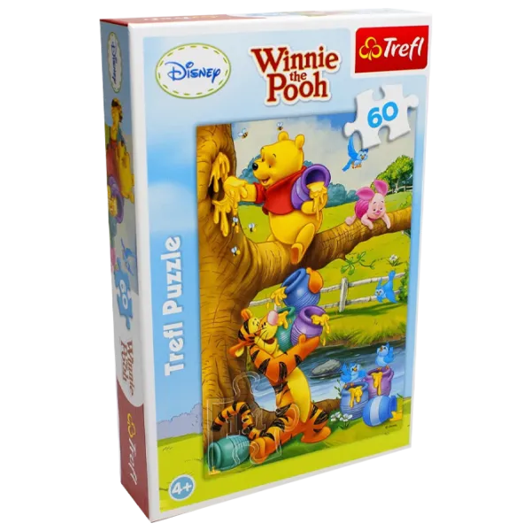Пазл 2D Trefl Winnie The Pooh 4+/ Количество деталей: 60 photo 1