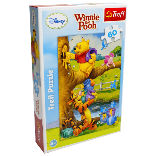 Пазл 2D Trefl Winnie The Pooh 4+/ Количество деталей: 60 photo 1