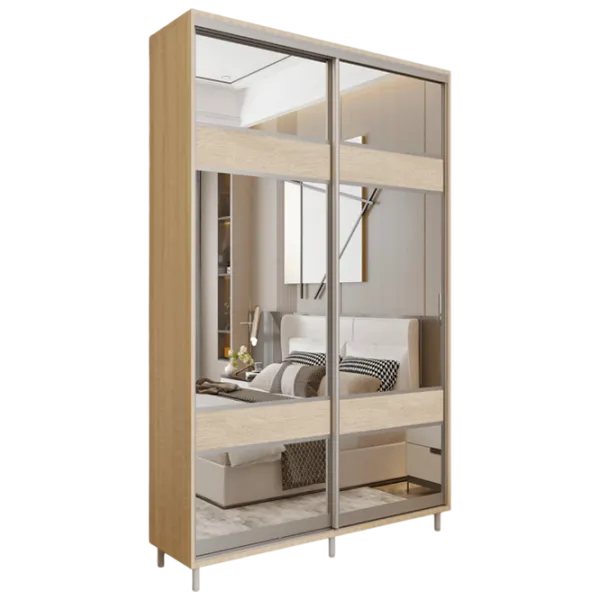 Гардероб Раздвижной Mobildor-Lux ARON P 1100 K3 3025 110 x 60см x 220 / ДСП / Дуб Сонома photo 1