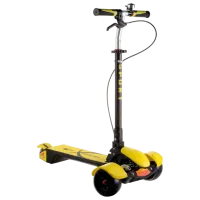 Trotinetă pentru copii cu trei roți Mikawei MKW-688 (00-00643079) 80 kg/ Yellow