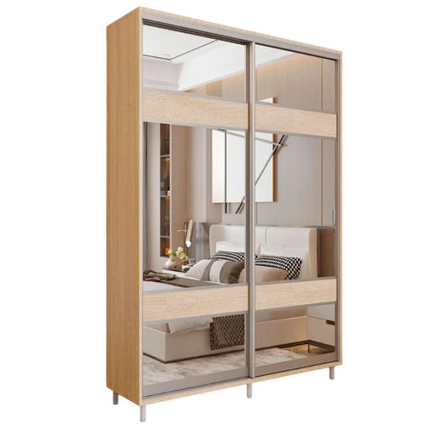 Dulap pentru haine Glisant Mobildor-Lux ARON P 2000 K3 3025 200 x 60 x 220 / DSP / Stejar Sonoma photo 1
