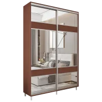 Гардероб Раздвижной Mobildor-Lux ARON P 1000 K3 2226 100 x 60см x 220 / ДСП / Венге