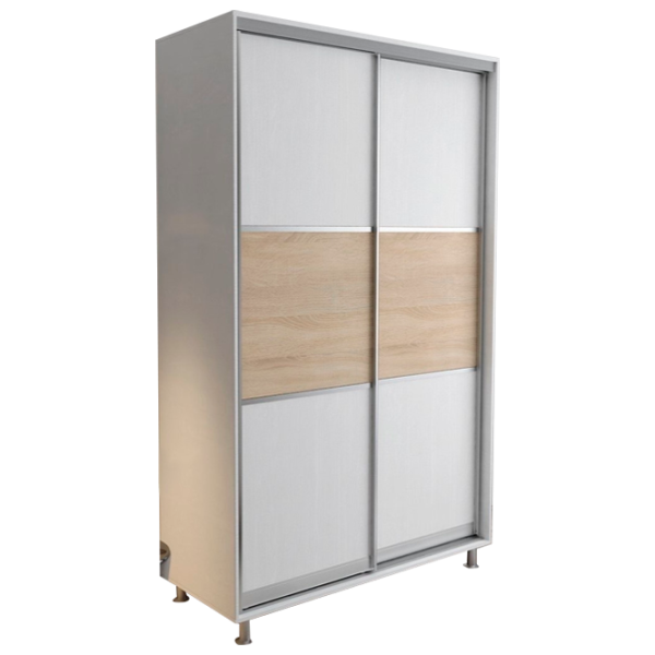 Dulap pentru haine Glisant Mobildor-Lux ARON P 1000 K 8681 100 x 60 x 220 / DSP / Alb briliant photo 1 Dulap pentru haine Glisant Mobildor-Lux ARON P 1000 K 8681 100 x 60 x 220 / DSP / Alb briliant photo 1
