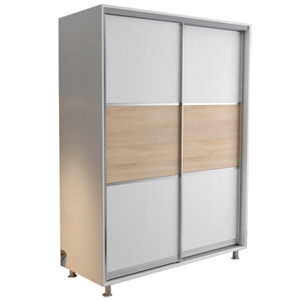 Гардероб Раздвижной Mobildor-Lux ARONP 1300 K 8681 130 x 60см x 220 / ДСП / Бриллиантовый белый photo 1 Гардероб Раздвижной Mobildor-Lux ARONP 1300 K 8681 130 x 60см x 220 / ДСП / Бриллиантовый белый photo 1