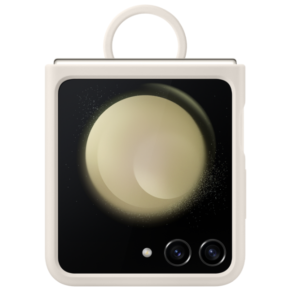 Чехол для смартфона Samsung Galaxy Z Flip 5 Samsung/ Back/ TPU/ Cream Белый photo 1 Чехол для смартфона Samsung Galaxy Z Flip 5 Samsung/ Back/ TPU/ Cream Белый photo 1
