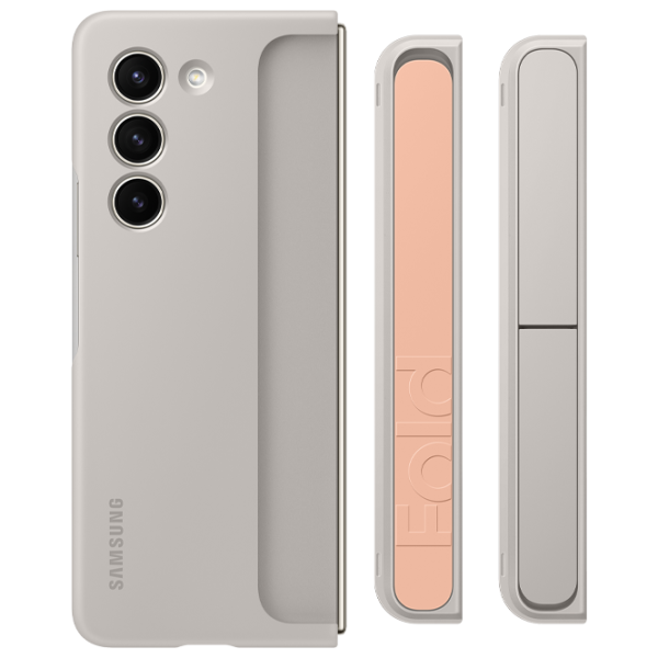 Чехол для смартфона Samsung Galaxy Z Fold 5 Samsung/ Back/ TPU/ Sand Серый photo 1