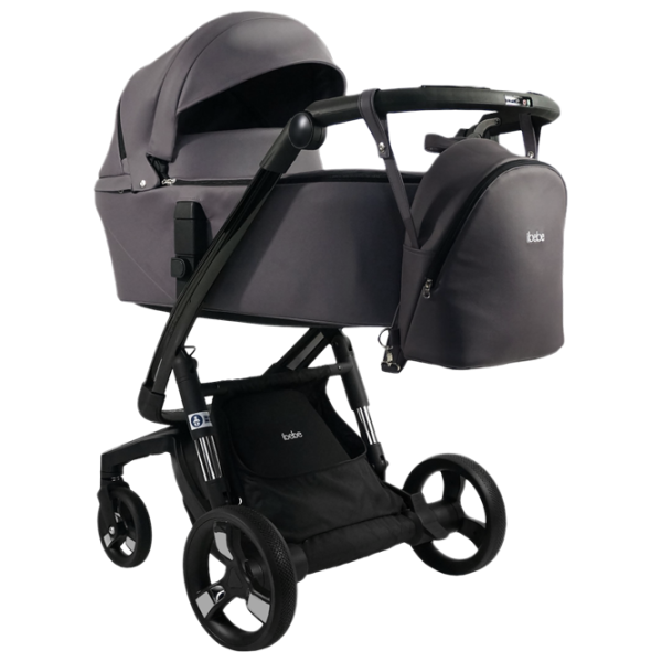 Детская коляска ibebe istop Gloss Eco 4673-002/ Графитовый photo 1