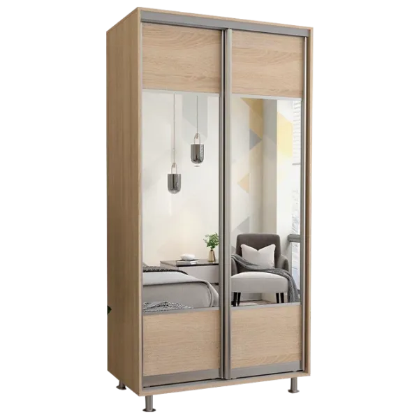 Dulap pentru haine Glisant Mobildor-Lux ARON P 1400 K1 3025 140 x 60 x 220 / DSP / Stejar Sonoma photo 1