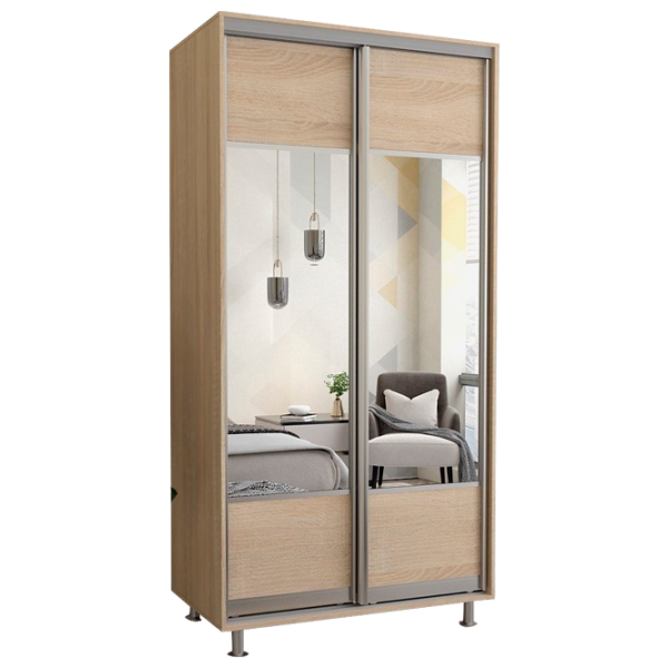 Dulap pentru haine Glisant Mobildor-Lux ARON P 1400 K1 3025 140 x 60 x 220 / DSP / Stejar Sonoma photo 1