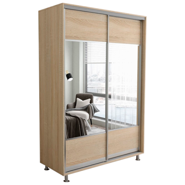 Dulap pentru haine Glisant Mobildor-Lux ARON P 1500 K1 3025 150 x 60 x 220 / DSP / Stejar Sonoma photo 1 Dulap pentru haine Glisant Mobildor-Lux ARON P 1500 K1 3025 150 x 60 x 220 / DSP / Stejar Sonoma photo 1