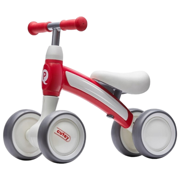 Tricicletă fără pedale Qplay Cutey 12" Metal/ Red White photo 1 Tricicletă fără pedale Qplay Cutey 12" Metal/ Red White photo 1
