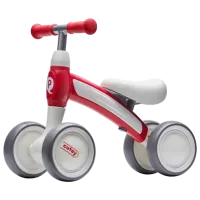 Трехколесный беговел Qplay Cutey 12" Металл/ Красный Белый