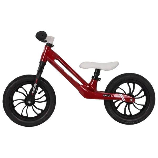 Bicicletă fără pedale Qplay Racer 10" Metal/ Red White photo 1