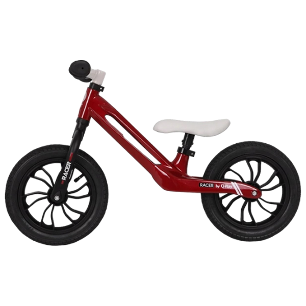 Bicicletă fără pedale Qplay Racer 10" Metal/ Red White photo 1