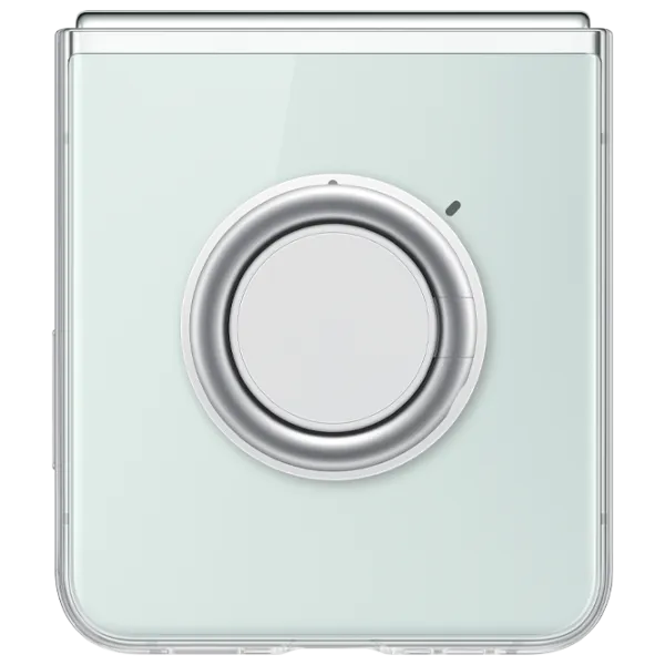 Чехол для смартфона Samsung Galaxy Z Flip 5 Samsung/ Back/ TPU/ Белый Прозрачный photo 1