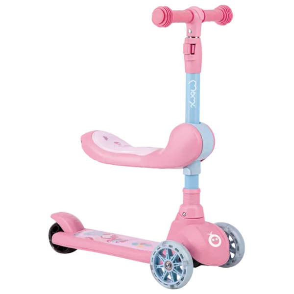 Детский трёхколёсный самокат MoMi Kiuru (HUBA00034) 50 кг/ Розовый photo 1 Детский трёхколёсный самокат MoMi Kiuru (HUBA00034) 50 кг/ Розовый photo 1