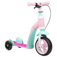 Детский трёхколёсный самокат MoMi Elios (ROBI00030) 25 кг/ Розовый