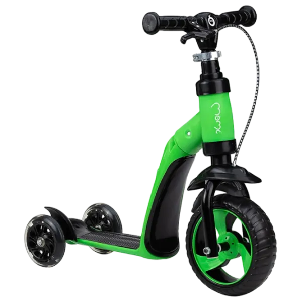 Детский трёхколёсный самокат MoMi Elios (ROBI00031) 25 кг/ Зелёный photo 1