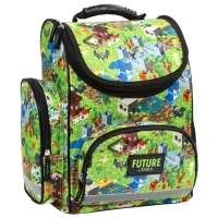 Рюкзак для детей BackUP Minecraft Зеленый  / Черный Зеленый / 