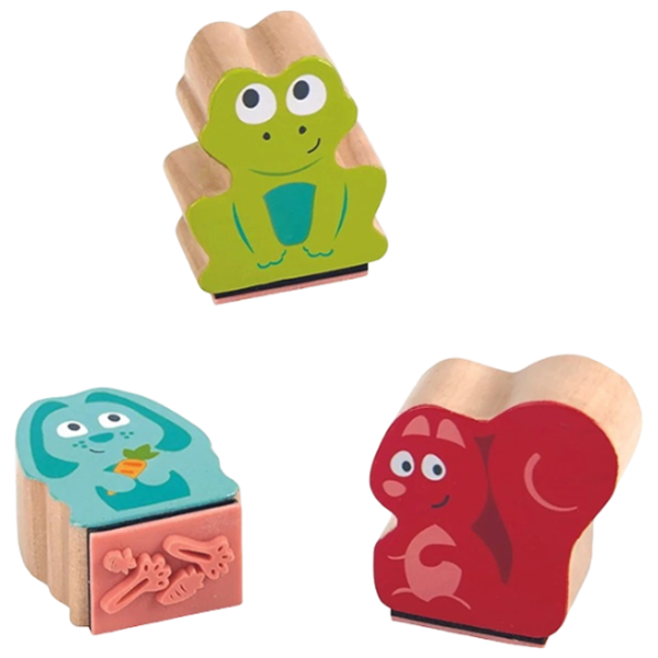 Набор штампов Hape Pawprint Ink Stamps 3+/ Разноцветный photo 1 Набор штампов Hape Pawprint Ink Stamps 3+/ Разноцветный photo 1