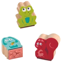 Набор штампов Hape Pawprint Ink Stamps 3+/ Разноцветный