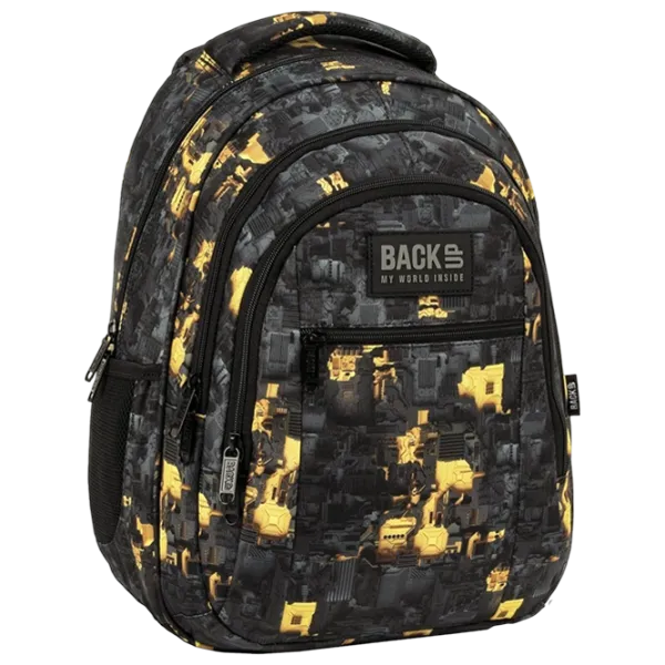 Рюкзак для детей BackUP Machine Черный Оранжевый Черный/ 26 л photo 1 Рюкзак для детей BackUP Machine Черный Оранжевый Черный/ 26 л photo 1