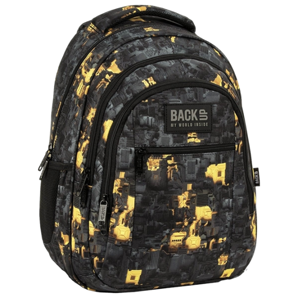Рюкзак для детей BackUP Machine Черный Оранжевый Черный/ 26 л photo 1 Рюкзак для детей BackUP Machine Черный Оранжевый Черный/ 26 л photo 1
