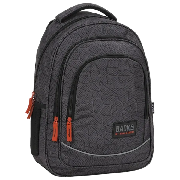 Ghiozdan pentru copii BackUP Hi-Tech Gray Black Gray/ 26 l photo 1