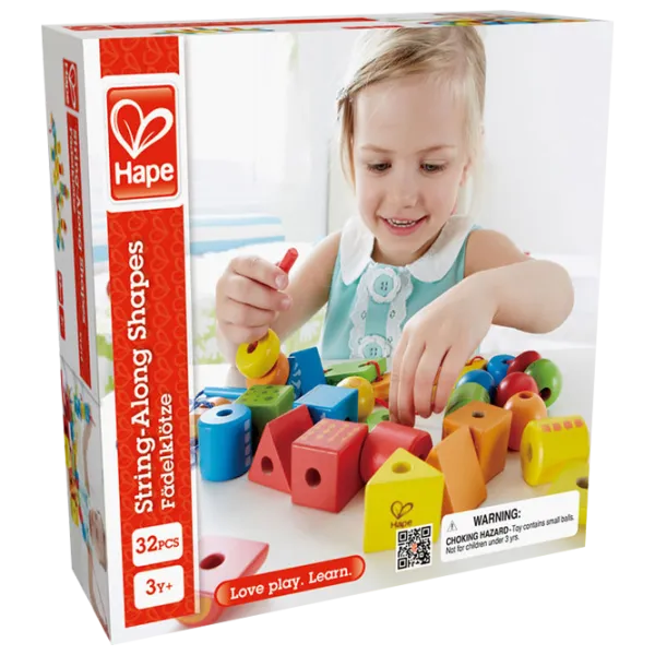 Развивающий набор Hape Rainbor Laing Shapes 3+/ Разноцветный photo 1