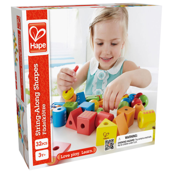 Развивающий набор Hape Rainbor Laing Shapes 3+/ Разноцветный photo 1