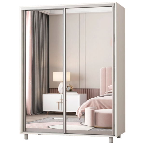 Dulap pentru haine Glisant Mobildor-Lux ARON P 1700 8681 170 x 60 x 220 / PAL / Alb briliant photo 1 Dulap pentru haine Glisant Mobildor-Lux ARON P 1700 8681 170 x 60 x 220 / PAL / Alb briliant photo 1