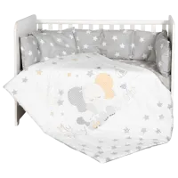 Детское постельное бельё Lorelli Lily Ranforce Baloons (20800145301) Хлопок/ Серый Elephant