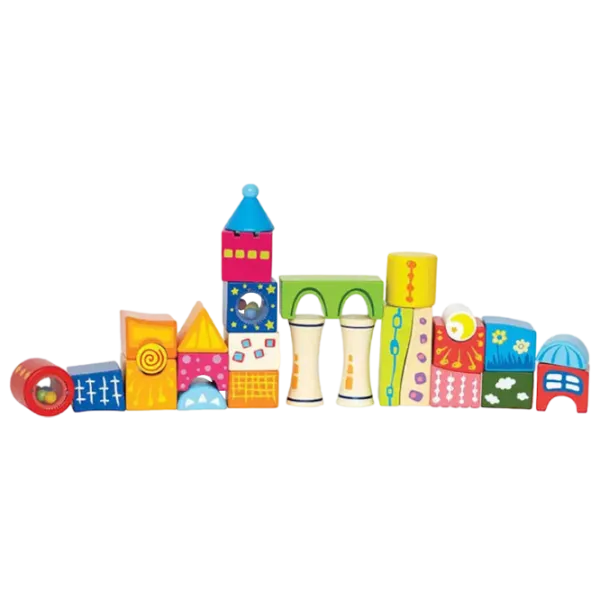 Развивающий набор Hape Fantasia Blocks Castle E0418A 1.5+/ Разноцветный photo 1 Развивающий набор Hape Fantasia Blocks Castle E0418A 1.5+/ Разноцветный photo 1