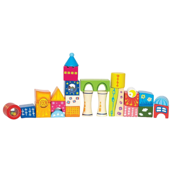 Развивающий набор Hape Fantasia Blocks Castle E0418A 1.5+/ Разноцветный photo 1 Развивающий набор Hape Fantasia Blocks Castle E0418A 1.5+/ Разноцветный photo 1