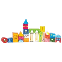 Развивающий набор Hape Fantasia Blocks Castle E0418A 1.5+/ Разноцветный