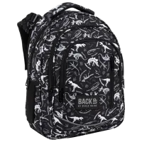 Ghiozdan pentru copii BackUP Dinosaury Black White Black/ 24 l