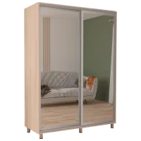 Dulap pentru haine Glisant Mobildor-Lux ARON 1000 3025 100 x 60 x 220 / PAL / Stejar Sonoma