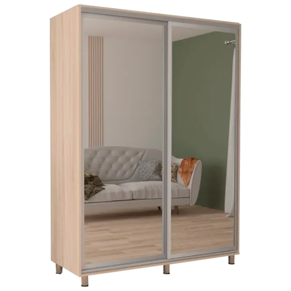 Dulap pentru haine Glisant Mobildor-Lux ARON 1700 3025 170 x 60 x 220 / PAL / Stejar Sonoma photo 1 Dulap pentru haine Glisant Mobildor-Lux ARON 1700 3025 170 x 60 x 220 / PAL / Stejar Sonoma photo 1