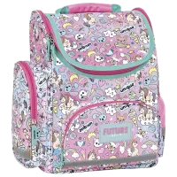 Ghiozdan pentru copii BackUP Unique Pink Blue Pink