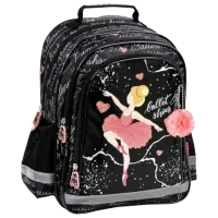 Рюкзак для детей Derform Ballerina Черный Розовый Черный/ 24 л