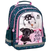 Рюкзак для детей Derform Cleo & Frank Синий Розовый Синий/ 24 л