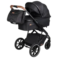 Детская коляска Coccolle Nessia 3 in 1 320065060/ Черный