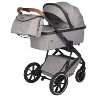 Детская коляска Coccolle Nessia 3 in 1 320065071/ Серый