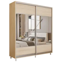 Dulap pentru haine Glisant Mobildor-Lux ARON S 1900 K1 3025 190 x 60 x 220 / PAL / Stejar Sonoma